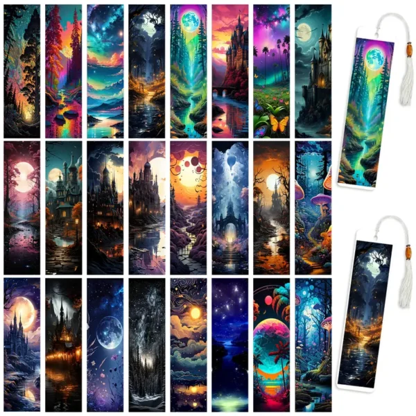 Fantasy UV DTF Bookmarks Sticker - Image 2