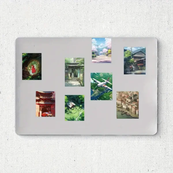 Vibrant Anime Scenery Stickers - Image 10