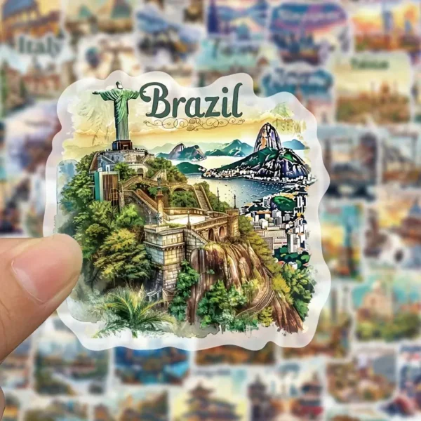 Travel Postcards Stickers - Image 2