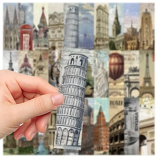 Vintage World Architecture Bookmarks - Image 5