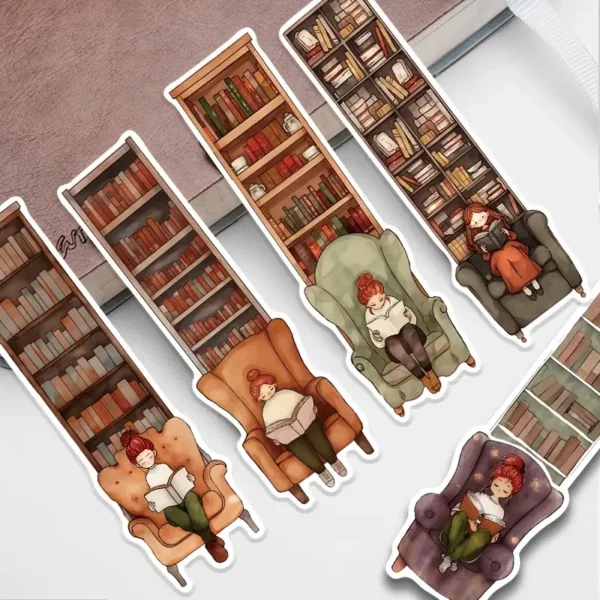 Cartoon Girl Bookmarks – Cute & Creative - Image 5