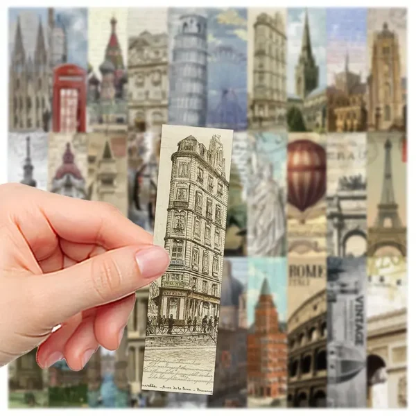 Vintage World Architecture Bookmarks - Image 7