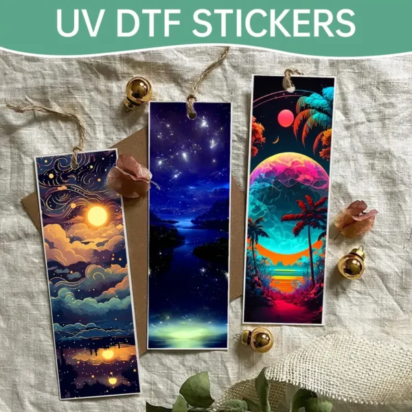 Fantasy UV DTF Bookmarks Sticker - Image 4