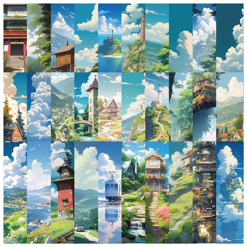Manga-Inspired Bookmarks