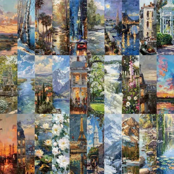 Oil Painting Landscape Bookmarks - Image 5