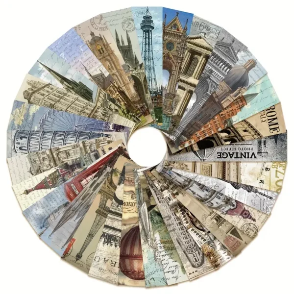 Vintage World Architecture Bookmarks - Image 9