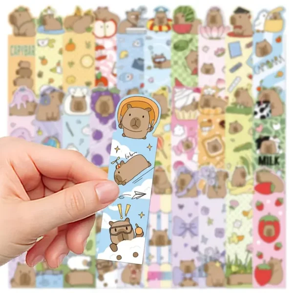 🐹 Cute Capybara Cartoon Bookmarks - Image 3