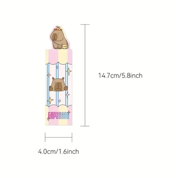 🐹 Cute Capybara Cartoon Bookmarks - Image 9