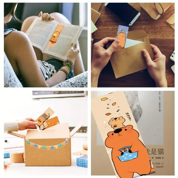 🐹 Cute Capybara Cartoon Bookmarks - Image 8