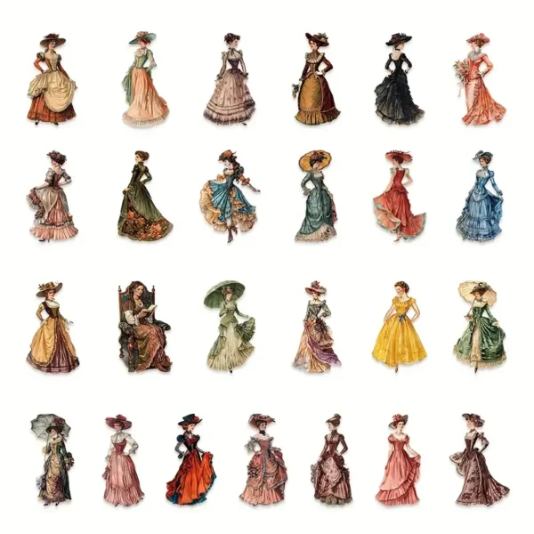 Vintage Stickers – European & American Style - Image 11