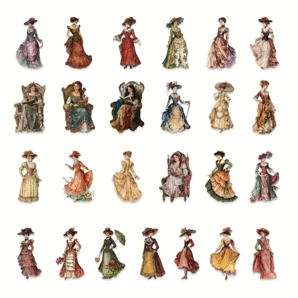 Vintage Stickers – European & American Style - Image 10