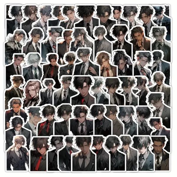Korean Male Comic Hero Stickers - Image 7