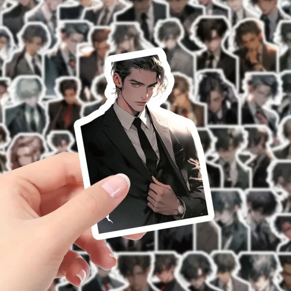 Korean Male Comic Hero Stickers - Image 6