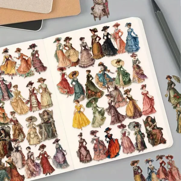 Vintage Stickers – European & American Style - Image 2