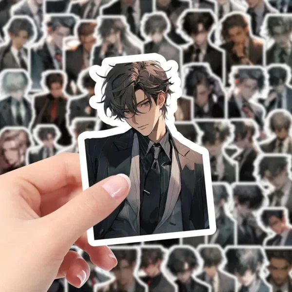 Korean Male Comic Hero Stickers