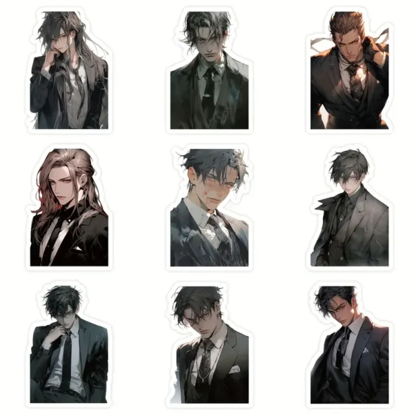 Korean Male Comic Hero Stickers - Image 4