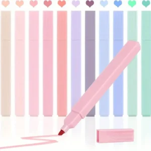 Square Highlighter Set – 5 Pcs ✨🖍️