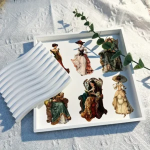 Vintage Fashion Graffiti Stickers β 5 Pcs β¨πΌοΈ