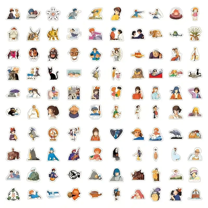 Spirited Away Inspired Stickers โ 5 pcs - Image 2