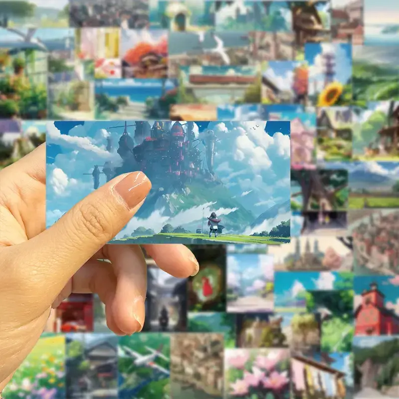 Anime Scenery Stickers β 5 pcs - Image 2