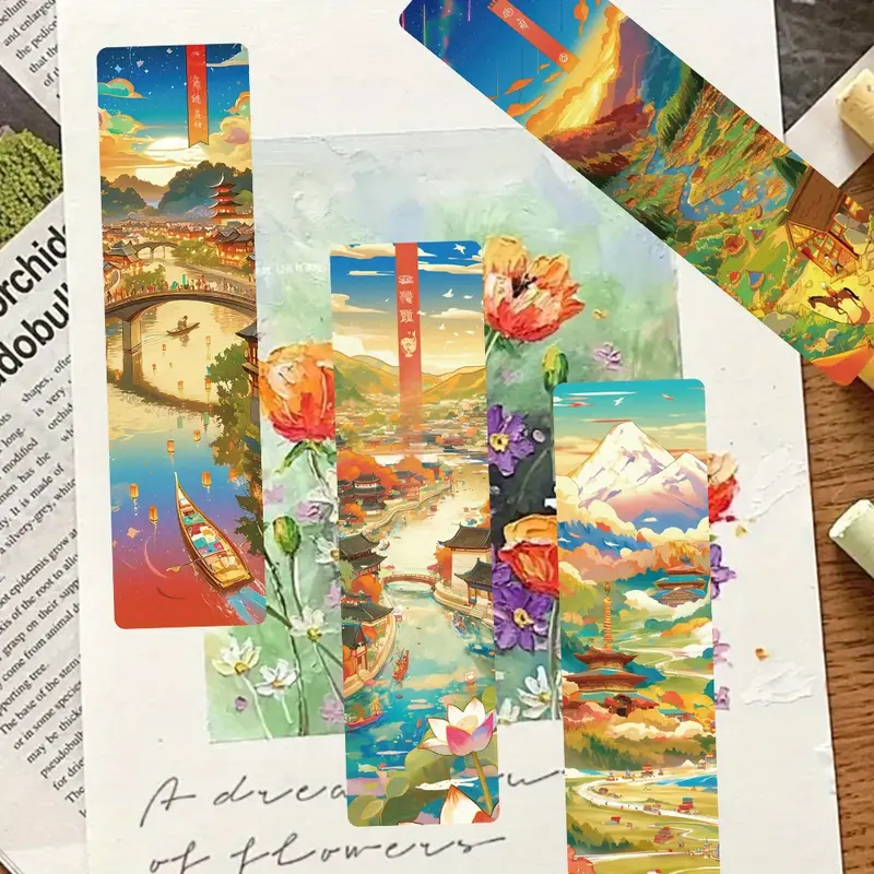 Nostalgic Series “My Treasure Hometown” Bookmarks – 5 Pcs 🏡📖