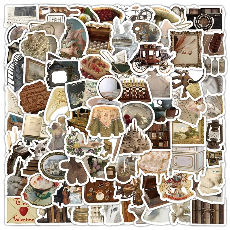 Palace Vintage Stickers – 5 Pcs