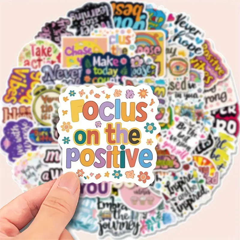 Inspirational Quote Stickers β 5 Pcs β¨π
