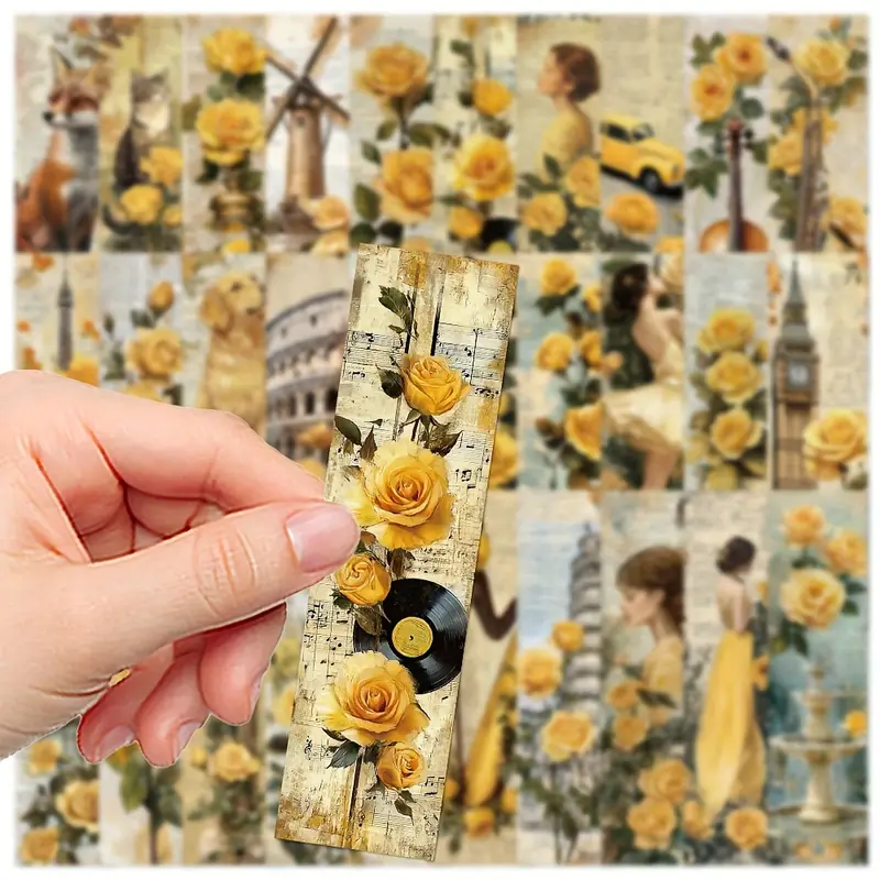 Golden Garden Bookmarks β 5 Pcs πΏβ¨ - Image 5