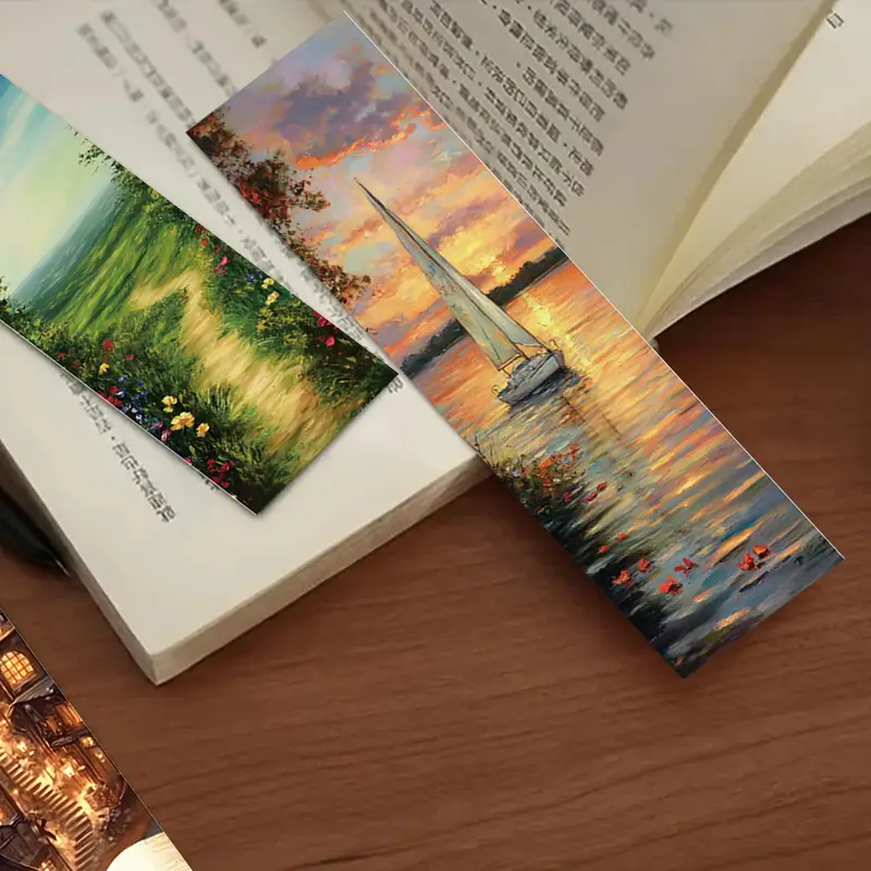 Artistic Bookmarks – 5 Pcs 🎨📚 - Image 2