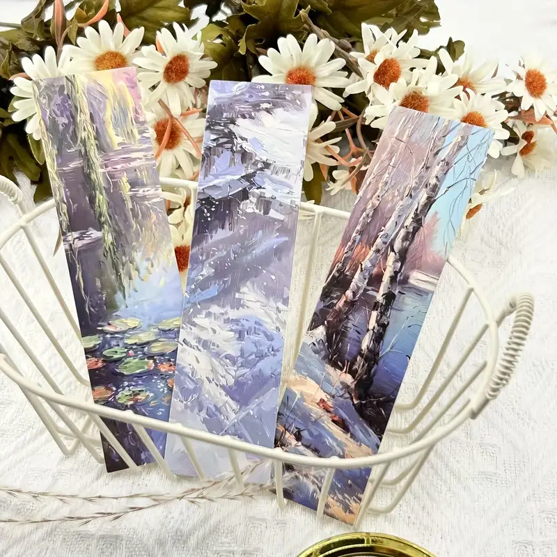 Oil Painting Bookmarks โ 5 Pcs - Image 3