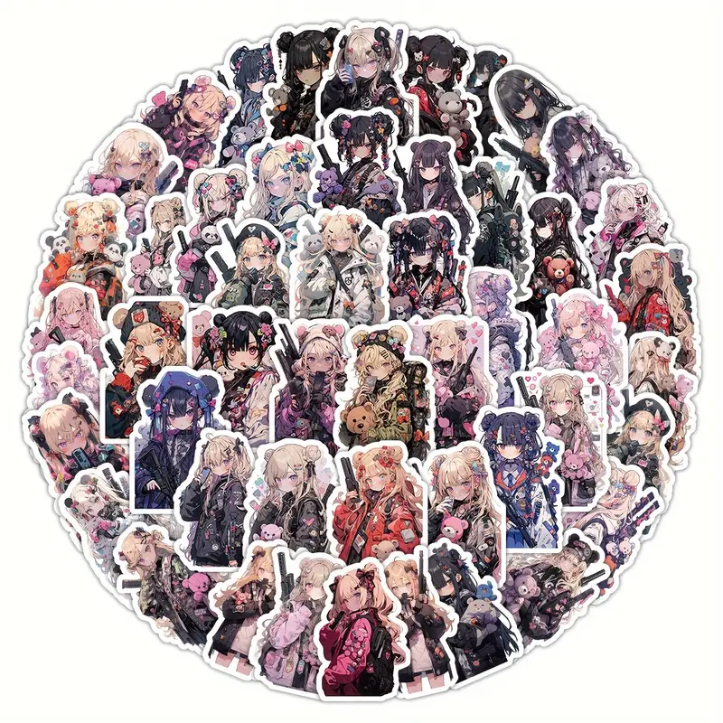 Bear Girl Killer Stickers β 5 Pcs π»π₯ - Image 5