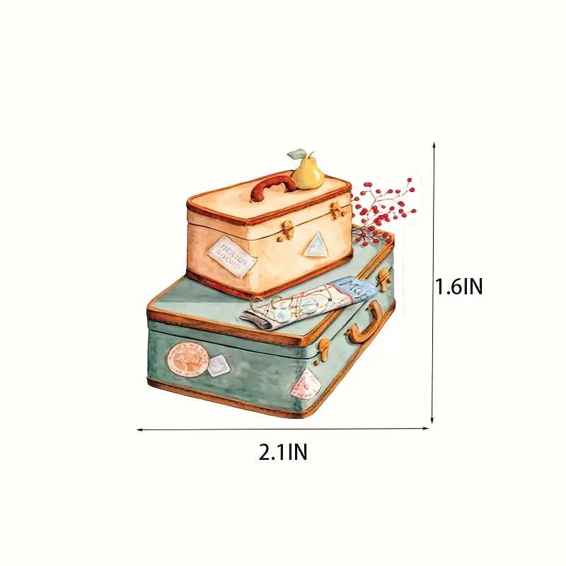 Outdoor Travel DIY Sticker Pack β 5 Pcs - Image 3