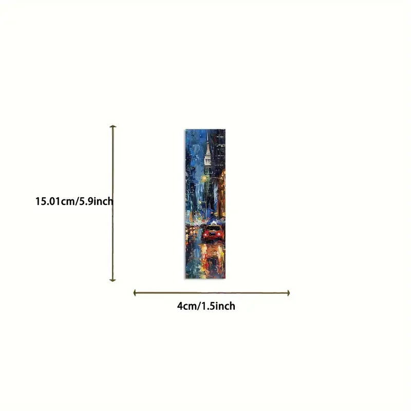 Artistic Oil Painting Landscape Bookmarks β 5 Pcs - Image 5