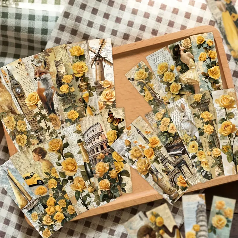 Golden Garden Bookmarks β 5 Pcs πΏβ¨ - Image 3