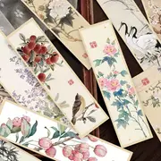 Ancient Style Flower Crane Bookmark – 5 Pcs 🏮✨ - Image 4