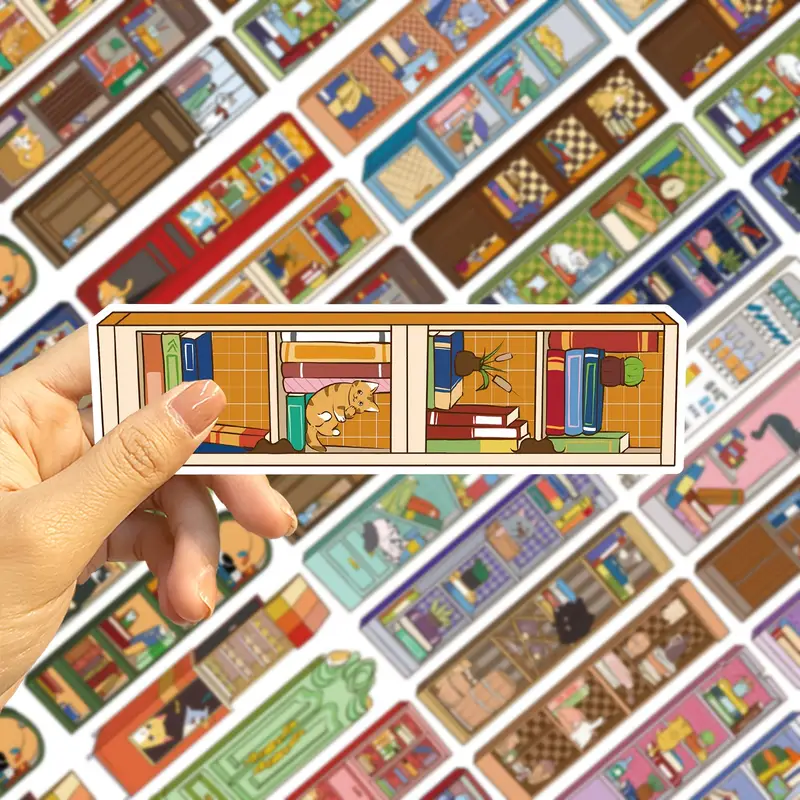 Cat Shaped Bookmarks β 5 pcs - Image 4