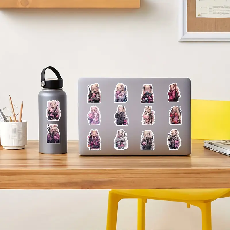 Bear Girl Killer Stickers β 5 Pcs π»π₯ - Image 7