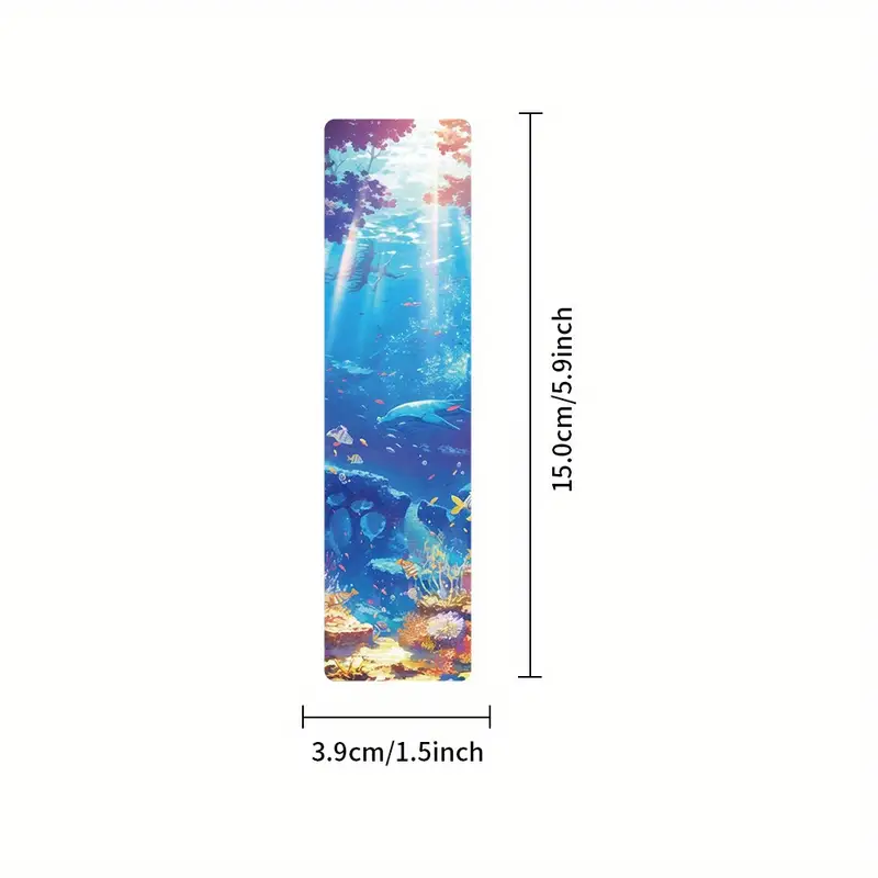 Dreamy Underwater World Bookmarks – 5 pcs - Image 3