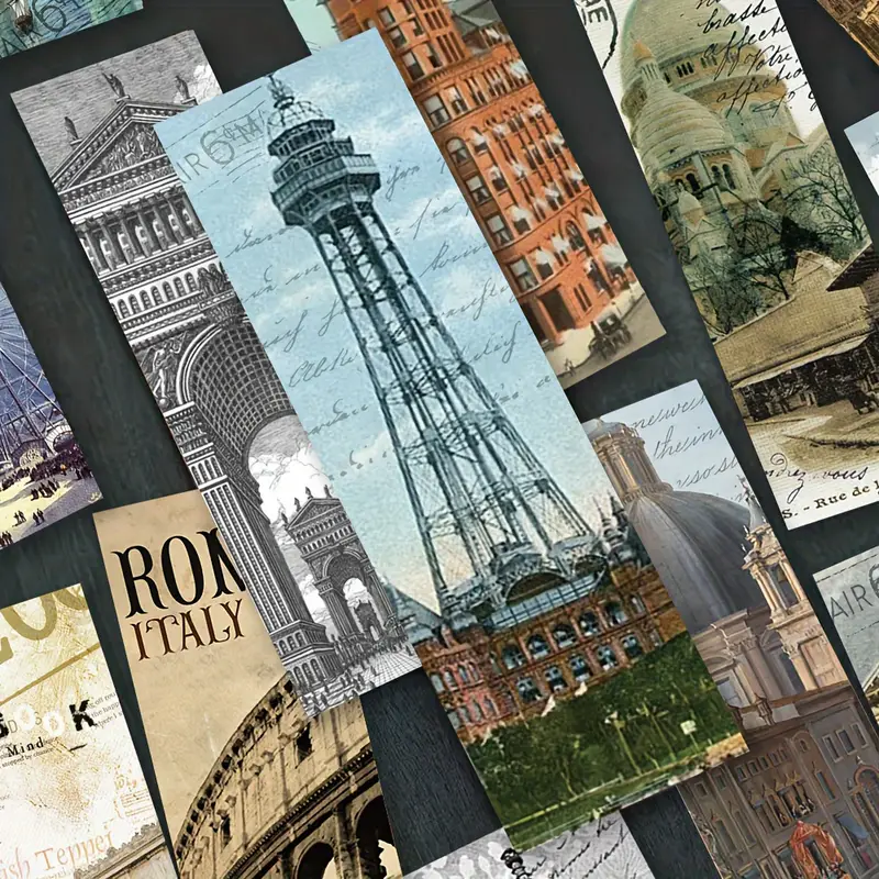 Architecture Bookmarks β 5 pcs | Vintage Building Design Collection - Image 7