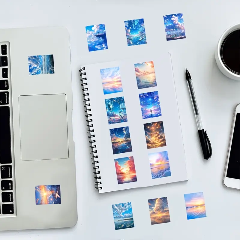 Sky Realm Stickers – 5 Pcs 🌌✨ - Image 4