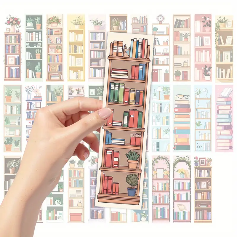Book Design Bookmarks – 5 Pcs 📚✨ - Image 4