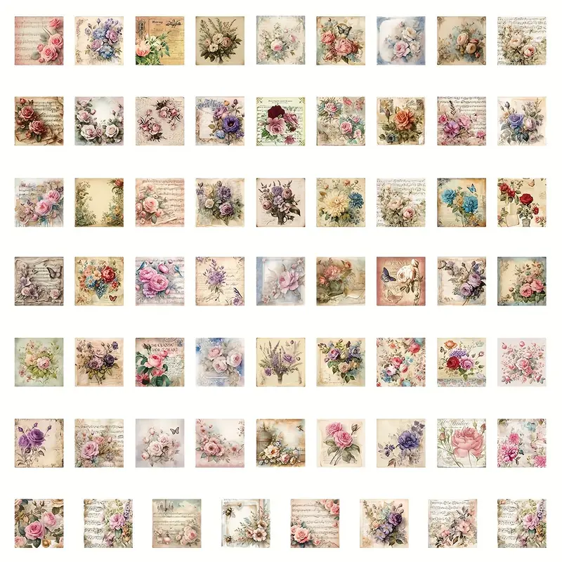 Waterproof Flower Stickers β 5 Pcs - Image 6