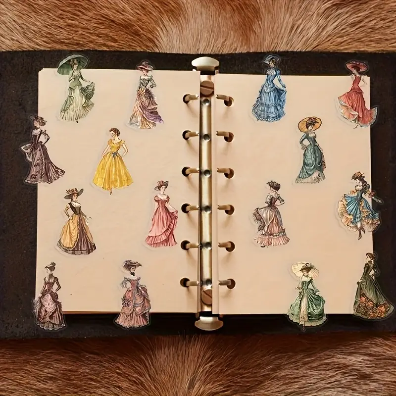 Vintage Fashion Graffiti Stickers – 5 pcs - Image 5