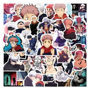 Jujutsu Kaisen Stickers – 5 Pcs