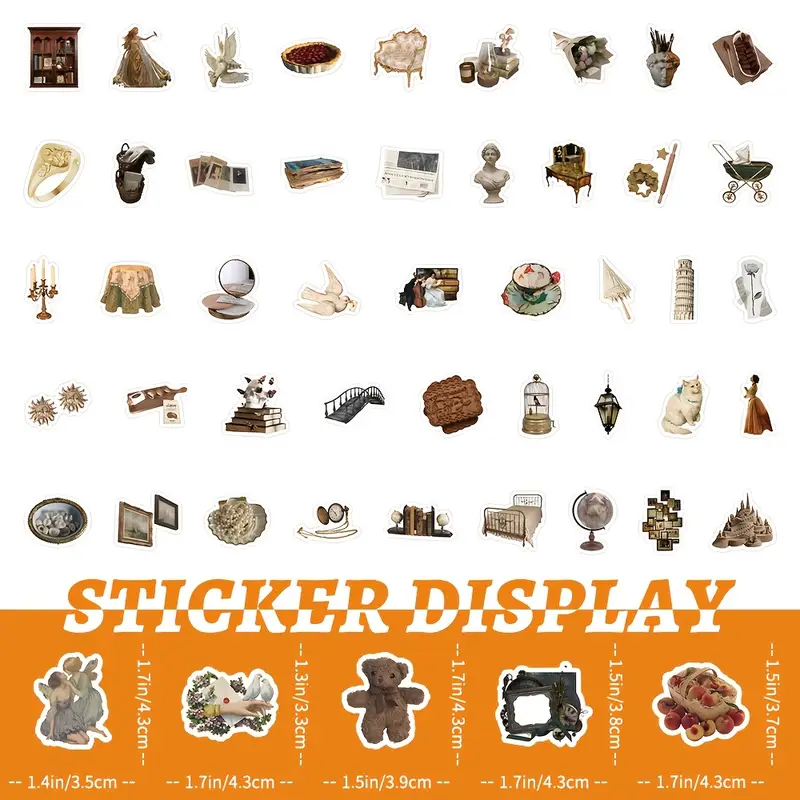 Palace Vintage Stickers – 5 Pcs - Image 4
