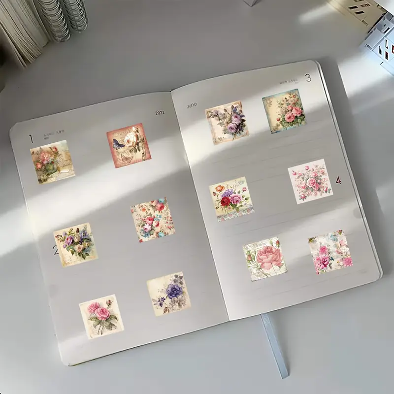 Waterproof Flower Stickers β 5 pcs - Image 2