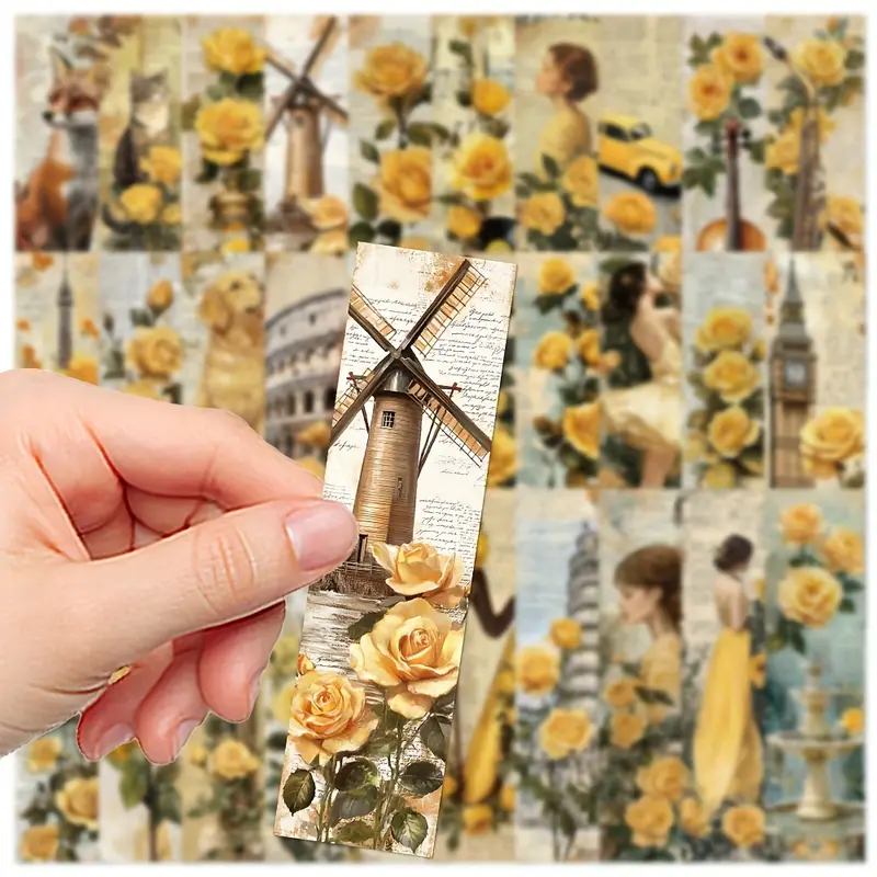 Golden Garden Bookmarks β 5 Pcs πΏβ¨ - Image 7