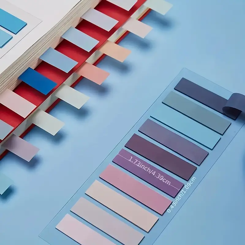 Book Tags – 5 Pcs Sheet | Aesthetic Page Markers - Image 9