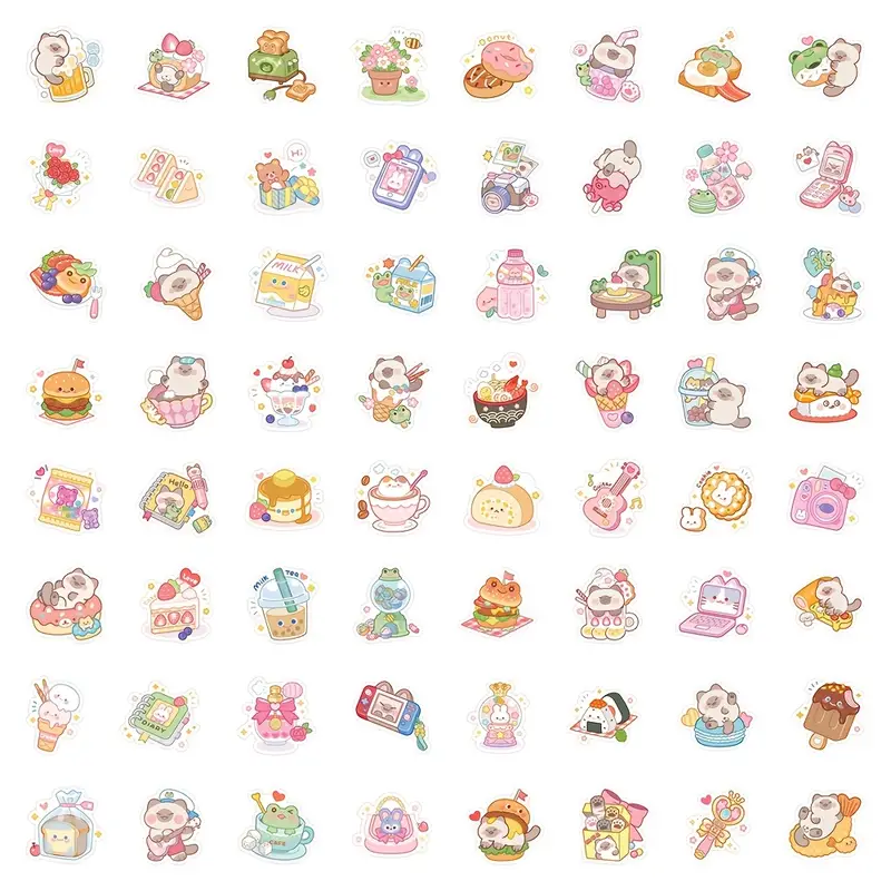 Buns & Dessert Stickers โ 5 Pcs ๐ฐ๐ฉ - Image 7