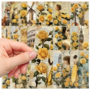 Golden Garden Bookmarks β 5 Pcs πΏβ¨